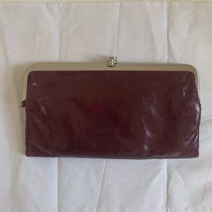 Maroon Hobo Lauren clutch/wallet